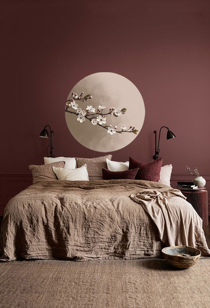 Bloom Round Wall Art Sticker