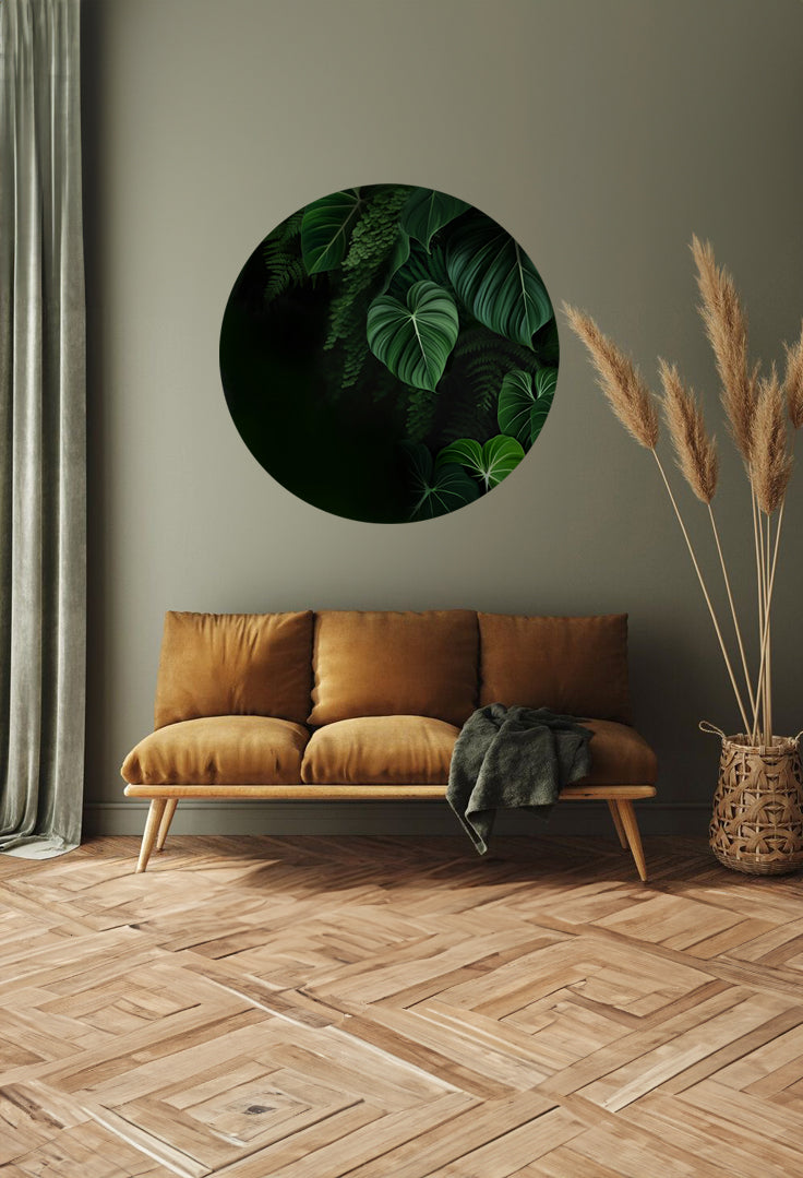 Jungle Round Wall Art Sticker