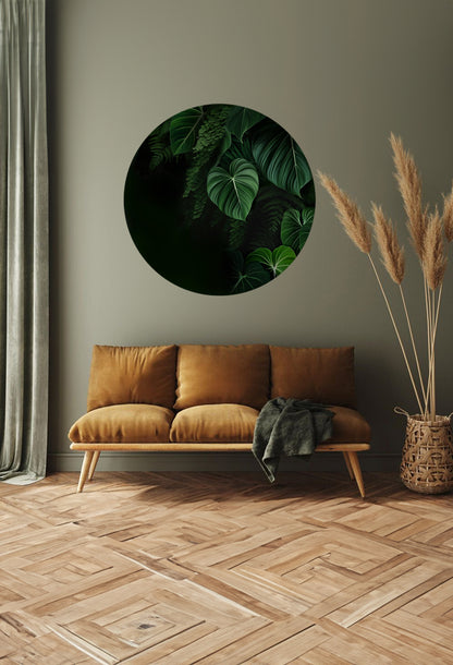 Jungle Round Wall Art Sticker