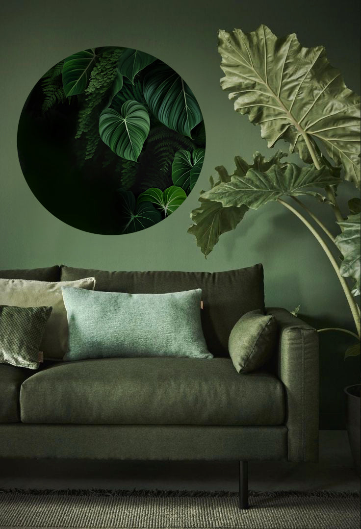 Jungle Round Wall Art Sticker