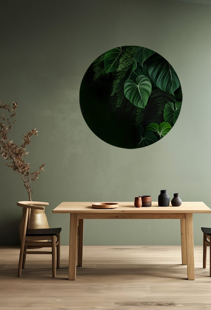 Jungle Round Wall Art Sticker