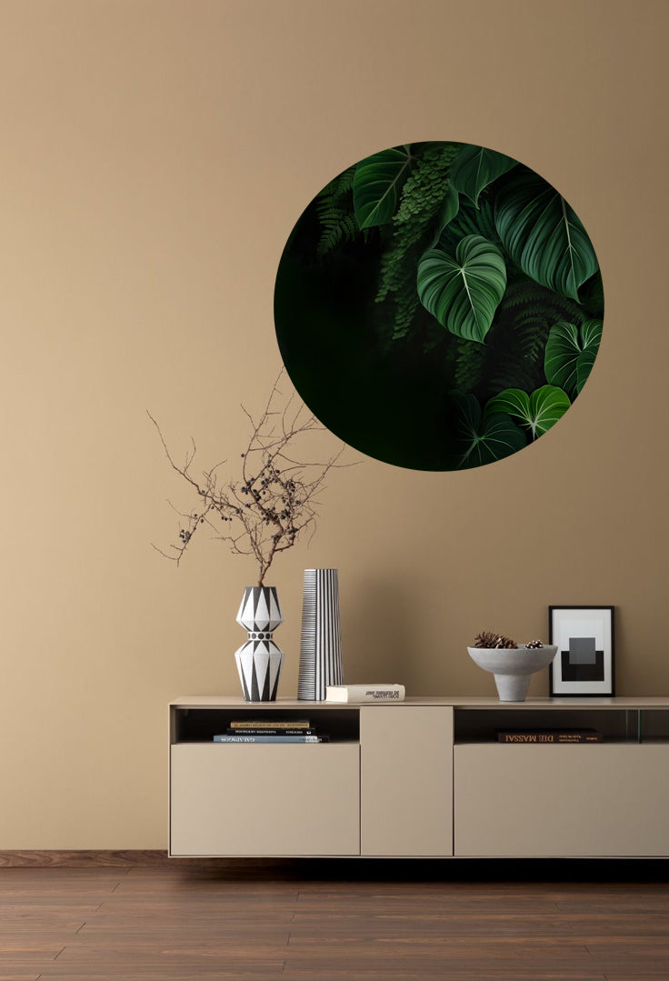 Jungle Round Wall Art Sticker