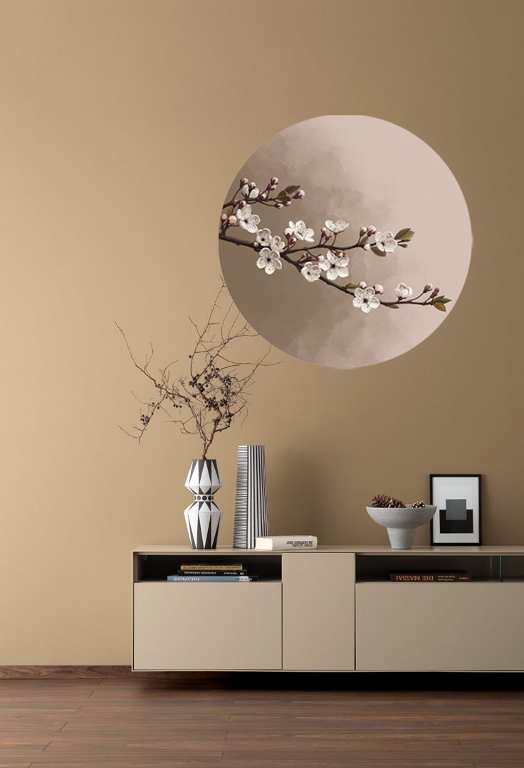 Bloom Round Wall Art Sticker