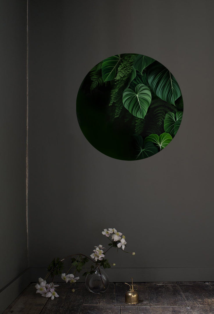 Jungle Round Wall Art Sticker