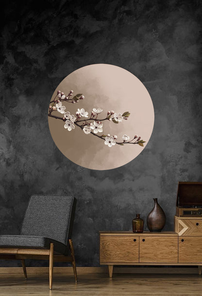 Bloom Round Wall Art Sticker