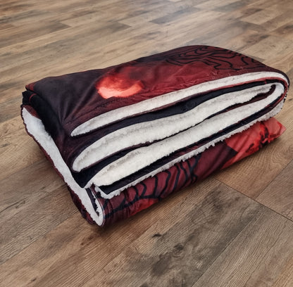 Passion Sherpa Throw Blanket